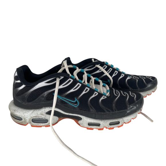 Nike Other - Nike Air Max Plus Black-Black-Turf Orange Mens Sz 10.5 CZ1651-001